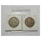 1953-D, 1953-S Franklin