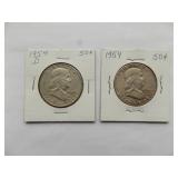 1954, 1954-D Franklin