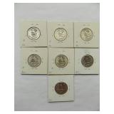 WASHINGTON QTR 1959-D, 1960-D, 1961