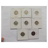 1930,1929-S, 1929-D, 1929, 1935,1934,1930-S, 1931 Mercury dimes