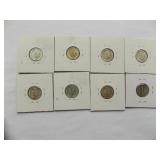1944,1943-S,1943, 1942-S, 1942-D,1941,1942,1941-S Mercury dimes