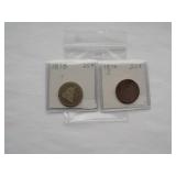 1876, 1878 Seated Qtr