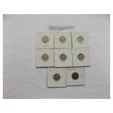 1930,1929-S, 1929-D, 1929, 1935,1934,1930-S, 1931 Mercury dimes