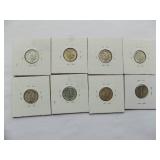 1944,1943-S,1943, 1942-S, 1942-D,1941,1942,1941-S Mercury dimes