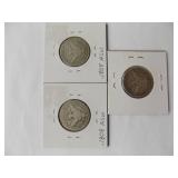 1895, 1896, 1897 Barber Quarter