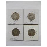 1905-O, 1906, 1906-D, Barber Quarter