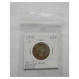 1914-S Barber Qtr