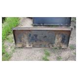 Skidloader Hitch Plate