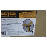 Master 30" High Velocity Oscillating Wall Mount Fan (Item O)