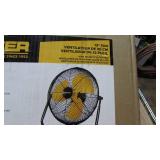 Master 12" High Velocity Direct Drive Floor Fan (Item 2)