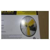 Master 24" High Velocity Oscillating Wall Mount Fan (Item 4)