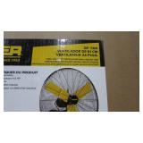 Master 24" High Velocity Oscillating Wall Mount Fan (Item12)