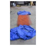 (2) Large Tarps and Snow Fence