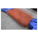 (2) Large Tarps and Snow Fence