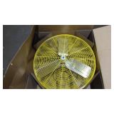 30" Shaefer Circulation Fan OSHA Yellow Guard (Item F)