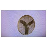 36" Shaefer Circulation Fan OSHA Yellow Guard (Item I)