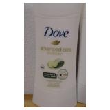 Lot of 7 Dove Advanced Care Invisible+ Antiperspirant Deodorant Stick, Cucumber & Cactus Water, 2.6 oz
