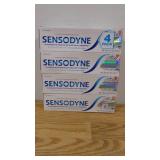 SENSODYNE Advanced Whitening Toothpaste, 6.5 oz, 4-pack