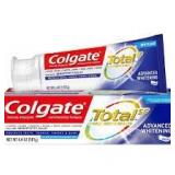 Lot of 4 Colgate Total Advanced Whitening Toothpaste, 6.4 oz