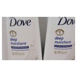 Set of 2 Dove Deep Moisture Nourishes the Driest Skin Body Wash-23 oz