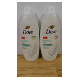 Set of 2 Dove Sensitive Skin Nourishing Body Wash 24 Ounce