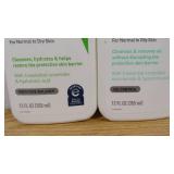 (Lot of 2) CeraVe Foaming & Hydrating Face Wash, Facial Cleanser for Normal to Oily Skin-12 oz