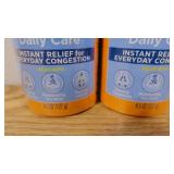 Mix Lot of 2 Simply Saline Nasal Care Daily Relief Mist Spray - 4.5oz & Up & Up Non-drowsy Allergy Relief 30Ct 180mg-12/23