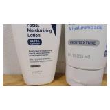 Lot of 3 CeraVe Lotions-Moisturizing Gel-1.75fl oz-PM Lotion-3fl oz-Moisturizing Cream-8fl oz
