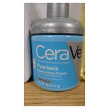 Lot of 3 CeraVe Skin Care Products-Acne Control-8 fl oz-Psoriasis Cream-8fl oz-Hydrating Foaming Oil-12fl oz