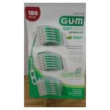 Lot of Oral-B Cross action Brush Heads(10 Pack) & G.U.M. Soft-Picks (180 Count)