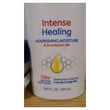 Lot of Nivea Intense Healing 72 Hr Body Lotion-16.9 Fl oz & Vaseline Cocoa Butter Healing Jelly-7.5 oz