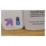 Lot of 2 Daily Moisturizers-AmLactin-20oz & Up & Up-12oz