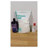 Bathing Salts, Bubble Bath, and Facial Cleanser