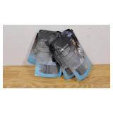 Set of 4 Mission All-Season Adjustable Gaiters-Gray