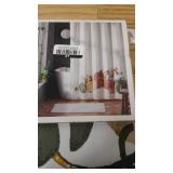Lot of 2 Harvest/ Floral Print Shower Curtains-Threshold