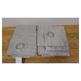2 Pack Set of 63" x 37" Black Out Curtains