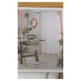Set of 2 Sheer Light Filtering Curtains-2 Styles