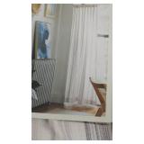 Set of 2 Sheer Light Filtering Curtains-2 Styles