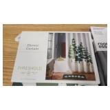Set of 2 72" x 72" Shower Curtains-2 Styles