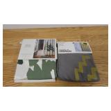 Set of 2 72" x 72" Shower Curtains-2 Styles
