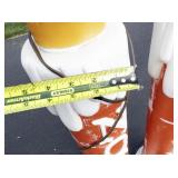 Vintage Pair of Empire NOEL Blow Mold Christmas Candles 40" - Working