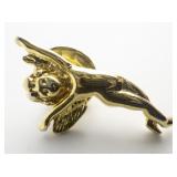 Group of 4  Angel Gold Tone Base Metal Lapel Pins.
