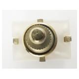 AVON White & Gold Tone Base Metal Present Lapel Pin.