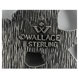 Wallace (W)  ***Peace On Earth*** 1972 Dove Birds !!!!Weight!!!!! Sterling Silver Pendant Necklace .