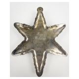 LUNT 2000 Star ***Sterling Silver*** Ornament .
