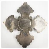 Reed & Barton  1973 "Christmas Cross"  ***Sterling Silver*** Ornament .