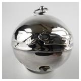 Wallace Silversmiths  1990 "Peaceful Doves" silver plate Christmas Sleigh Bell Ornament . 20th Edition