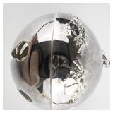 Wallace Silversmiths  1994 "Festive Bells" silver plate Christmas Sleigh Bell Ornament . 24th Edition