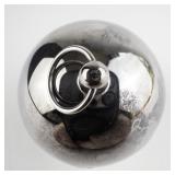 Wallace Silversmiths  1980 "Candles & Holly" silver plate Christmas Sleigh Bell Ornament .