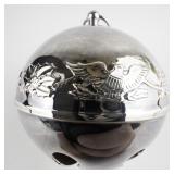 Wallace Silversmiths  1976 "Joyous Bicentennial" silver plate Christmas Sleigh Bell Ornament .